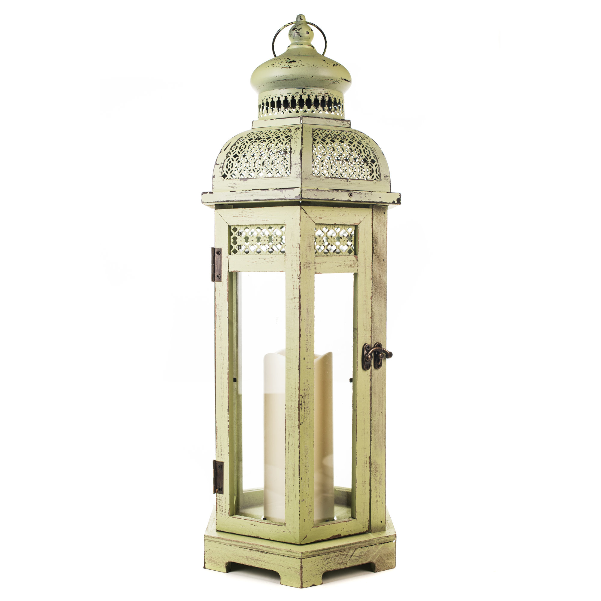 TheAmazingFlamelessCandle Wood Flameless Candle Lantern & Reviews Wayfair